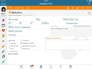 software de registro clínico