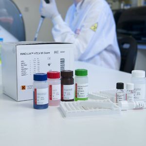 kit de teste por imunoensaio em linha