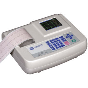 eletrocardiógrafo de 3 canais