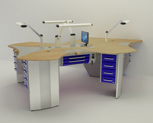 estação de trabalho para laboratório dentário 1