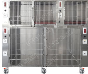 gaiola veterinária com 5 compartimentos