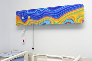 painel de gases medicinais horizontal