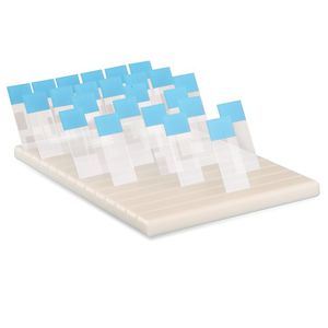 suporte de laboratório para lâminas de microscópio
