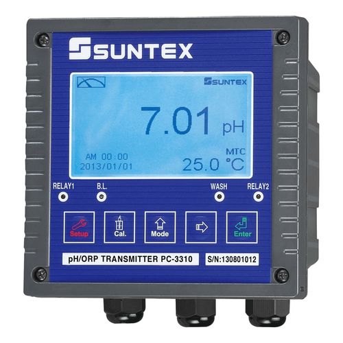 Transmissor de ORP - PC-3310  - Suntex Instruments - de pH / para bioquímica / para análises ambientais