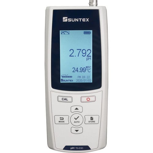 Medidor de pH de laboratório - TS-230 - Suntex Instruments - portátil / à prova de água