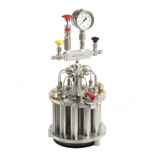 Reator de laboratório - Multicell  - Asynt - paralelo / de pressão / em aço inoxidável
