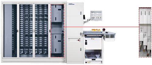 Sistema automático de distribuição de medicamentos - SP 200 OCC - ScriptPro - com computador / com 4 portas