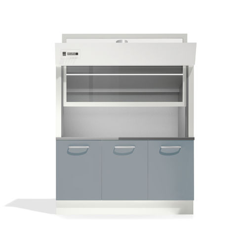 Capela para laboratório de prótese dentária - LORAN - de piso / em aço inoxidável