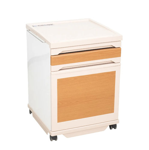 Mesa de cabeceira com rodízios - PX611  - Pinxing Medical Equipment - com gavetas
