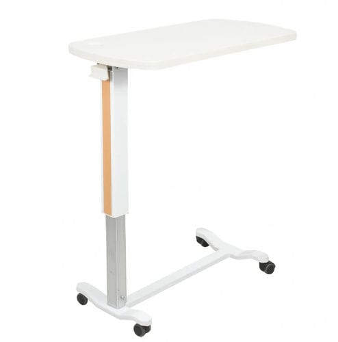 Mesa de refeição com rodízios - CZ011 - Pinxing Medical Equipment - com ajuste de inclinação