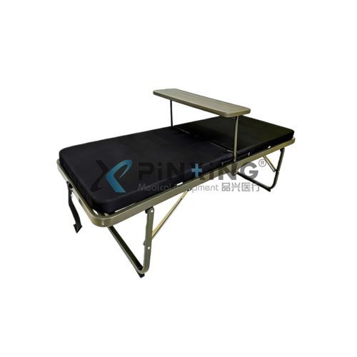 Cama de emergência - YZ08 - Pinxing Medical Equipment - manual / dobrável / articulada em 2 seções