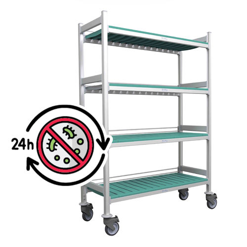 Carrinho para hospital - Max Salus Cart - Pegasus Medical Concepts - de esterilização / para material estéril / para uso geral