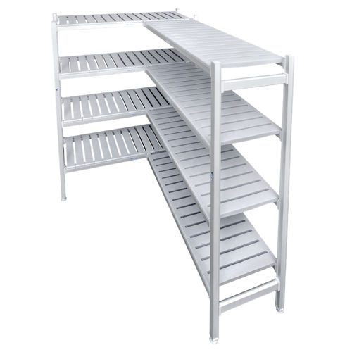 Estante modular - TOP SALUS L - Pegasus Medical Concepts - para câmara mortuária / para caixas / para cestos