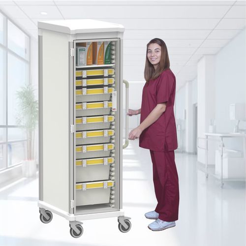Carrinho de acondicionamento - Pegasus Medical Concepts - hospitalar / para clínica veterinária / para registos médicos
