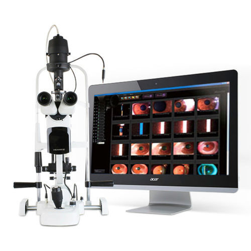 Lâmpada de fenda digital - HIS-5000 5X - US Ophthalmic - de mesa