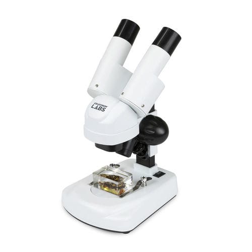 Estereomicroscópio óptico - LABS S20 - Celestron - de laboratório / binocular / 3D