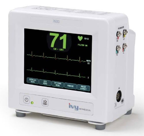 Monitor de paciente compacto - 7600 - Ivy Biomedical Systems Inc - de ECG / para cuidados intensivos / para análise da onda de pulso