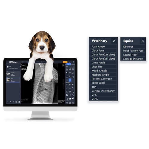 Software para radiologia veterinária - ExamVue Duo - JPI Healthcare Solutions - de análise / de gestão / de diagnóstico