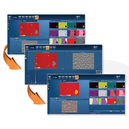 Software de análise - AZtecHKL - Oxford Instruments - de aquisição / para microscópio eletrônico de varredura