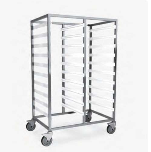 Estante modular - OP-RACK - Nuova BN - para contêineres / móvel / em aço inoxidável