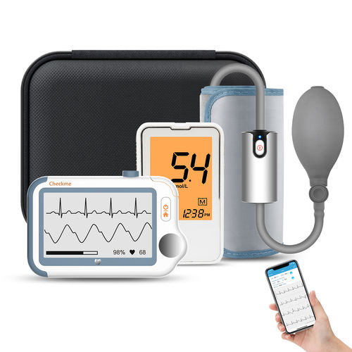 Monitor de sinais vitais portátil - Checkme Suit - Shenzhen Viatom Technology Co., Ltd. - de ECG / de temperatura / PNI