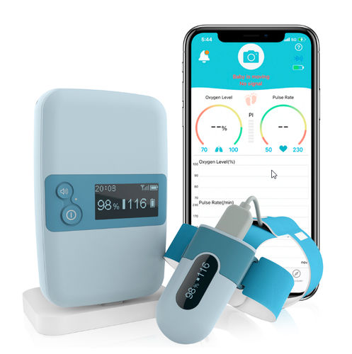 CO-oxímetro de pulso sem fio - BabyO2 S2 - Shenzhen Viatom Technology Co., Ltd.