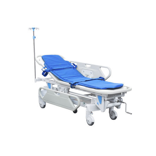 Carro-maca de transferência - BIPT005M - BiHealthcare - manual / com altura regulável / de 3 seções