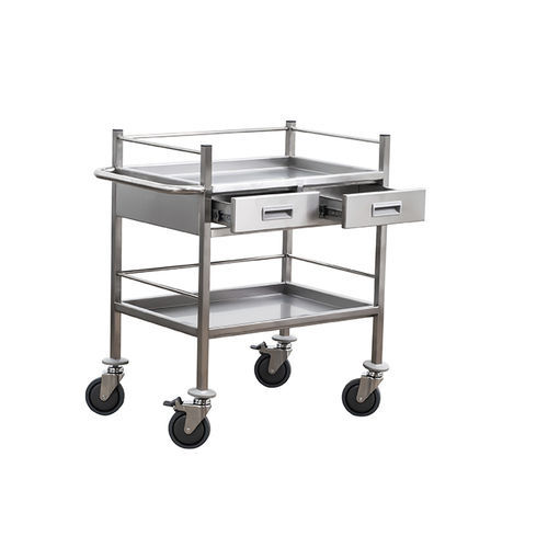 Carrinho hospitalar - BIOS500A - BiHealthcare - para dispositivos médicos / em aço inoxidável