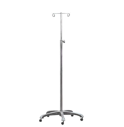 Suporte para soro com rodízios - BIHR008B - BiHealthcare - 2 ganchos
