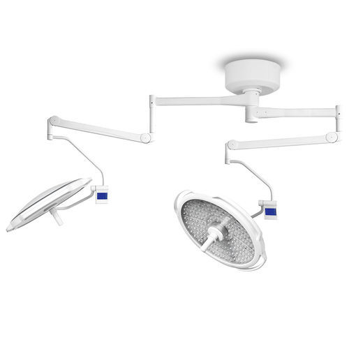 Foco cirúrgico de teto - BIOL800/800 - BiHealthcare - de LED / 2 braços