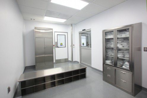 Estrutura de parede para a indústria farmacêutica - AES Pharma   - AES Clean Technology - para salas limpas
