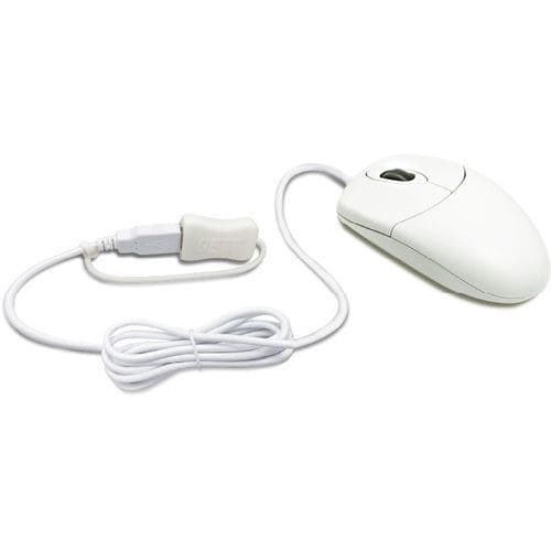 Mouse hospitalar USB - MPL-U10010 - AOPEN - com roda de rolagem / desinfetável / antibacteriano