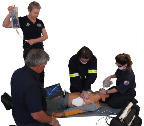 Simulador de paciente para injeções intravenosas - Megacode LV Pro+e - SmartMan - de intubação / para a manutenção / para procedimentos de emergência médica