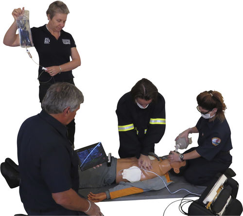 Simulador de paciente de intubação - MEGACODE - SmartMan - para RCP / para injeções intravenosas / para procedimentos de emergência médica