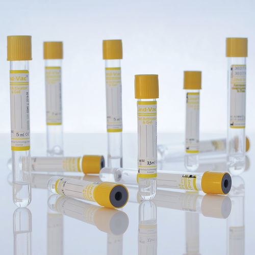Tubo de coleta para análise em soro - LIND-VAC® AG series - OÜ InterVacTechnology - para microbiologia / para toxicologia / com fundo redondo