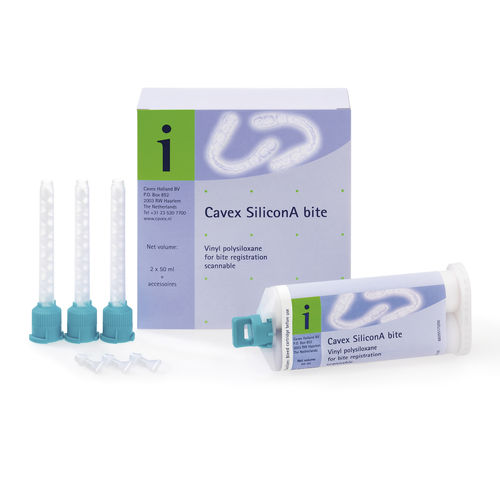 Material dentário em silicone - SiliconA Bite - Cavex Holland BV - para moldeira de impressão / de CAD/CAM