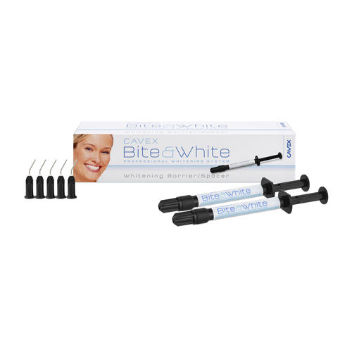 Material dentário em resina acrílica - Bite&White Barrier/Spacer - Cavex Holland BV - para moldeira de impressão / fotopolimerizável