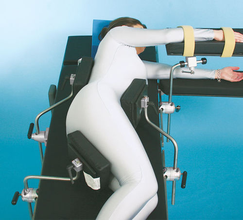 Apoio de corpo lateral para mesa cirúrgica - 800-0043 - SchureMed - de posicionamento / em aço inoxidável / em espuma