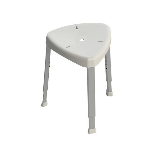 Banco de banho sem encosto - SST-S - HealthCraft Products - com altura regulável / em material plástico