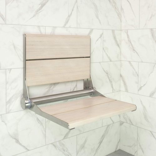 Assento para banheira com encosto - SerenaSeat PRO - HealthCraft Products - dobrável / de parede