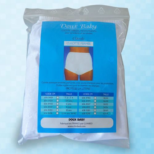 Roupa interior hospitalar unissexo - Doux Baby - CLINIBED - XXL / L / S