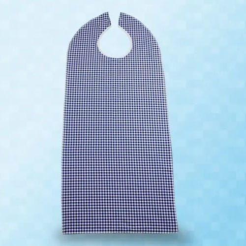 Babador hospitalar reutilizável - BAPRE - CLINIBED - para adulto / azul / branco