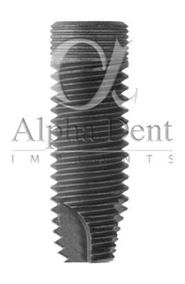 Implante dentário cilíndrico - Classic - Alpha Dent Implants - em titânio / interno / 1 tempo