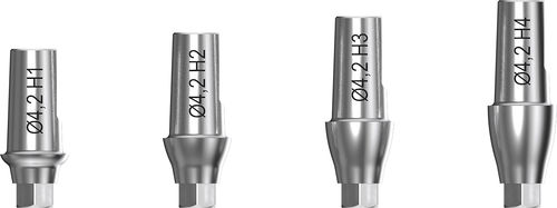 Pilar para implante em titânio - WEEGO - BIOTECH DENTAL - interno / reto