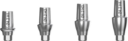 Pilar para implante em titânio - WEEGO.FR - BIOTECH DENTAL - interno / reto