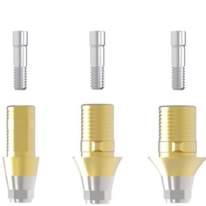 Pilar para implante cilíndrico - Sub. Hybrid L Ti-Base - Cowellmedi - em titânio / em zircônia / cônico