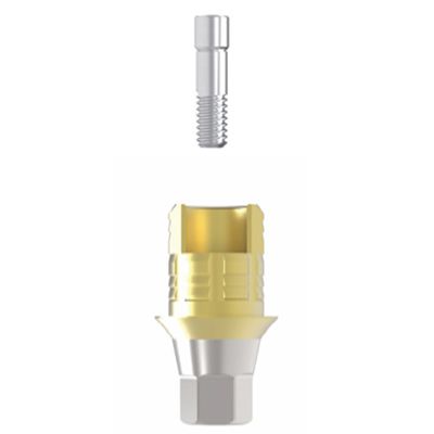 Pilar para implante cilíndrico - Sub-N. Hybrid S Ti-Base - Cowellmedi - cônico / em titânio / em zircônia
