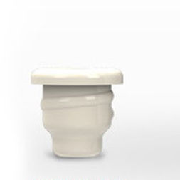 Tampa de cicatrização em PEEK - ZERAMEX® P6 - Dentalpoint AG - para pilares de implantes