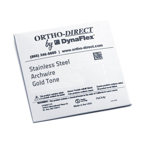 Fio ortodôntico retangular - O-951 series - DynaFlex - quadrado / redondo / em aço inoxidável