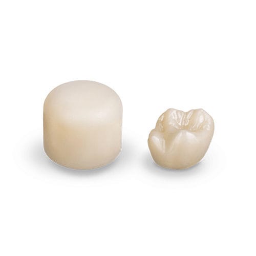 Material dentário em zircônia - BruxZir® NOW - Glidewell Europe - para restauração dentária / de fresagem